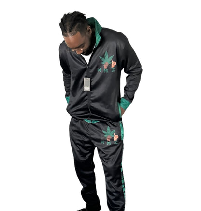 Tracksuit (Green & Black)